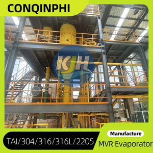 MVR Multi-Effect Evaporation Crystallization Wastewater Treatment Equipment for Industrial Effluent thumbnail-3