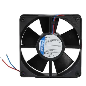 Original Ebmpapst 4314U Electric 24V Axial Compact Fan Plastic Blades Ball Bearing 119x119x32mm Waterproof IP68 Ventilation Blower Motor thumbnail-1