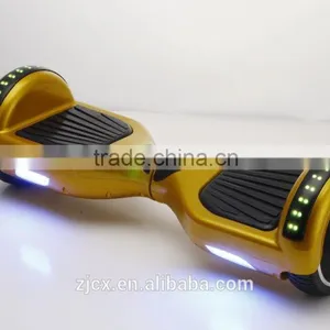6.5" Chrome Shinny Gold Electric Drifting Skateboard thumbnail-5