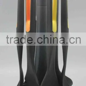 7-Piece Heat-Resistant Utensil Set With Colorful Handle Kitchenware thumbnail-1