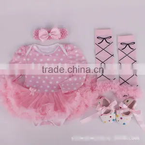 2016 New Style Wholesale Baby Romper 0-12 Month Child Tutu Dress Baby Romper Set thumbnail-4