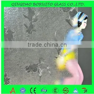 3MM 3.5MM 4MM 5MM 6MM Clear and Colored Karatachi Patterned Glass thumbnail-2