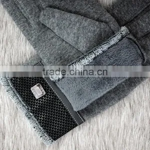 Men's Touch Screen Gloves , Fashion Full Finger Cycling Gloves With Warm Fluff thumbnail-2