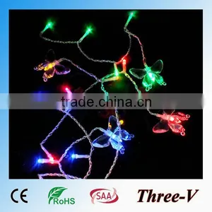 Butterfly LED Xmas Lights Holiday Home Window Ceiling Tree Decoration String Light 5M/10M 220V/110V thumbnail-6