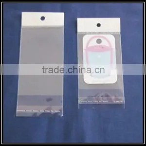 China Factory Self Adhesive Resealable Custom Logo Opp and pe Plastic Packing Bags With the Hanging Header for Stationery thumbnail-1