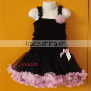 Fluffy Baby Evening Petti Dress, Sugar Plum Fairypink Pettskirts for Toddler Girls,Boutique Children Long Skirts thumbnail-2