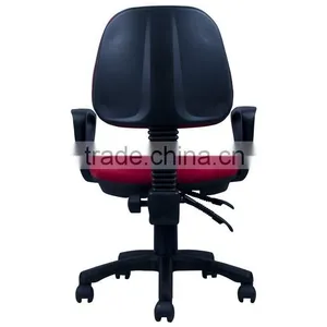 Ergonomic Swivel Office Chair With Fixed Armrest thumbnail-4