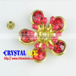 Metal Craft Retro Flower for Fashion Leather Product thumbnail-1