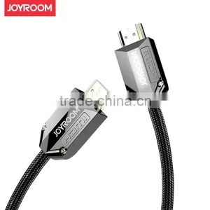 JOYROOM H101 2m 2.0 High-definition Multimedia Interface Round Cable 3D 4K Metal High-definition Multimedia Interface Cable thumbnail-1