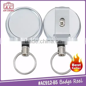 Expoxy Sticker on Locking Reel Badge Avaialbe With Key Chain thumbnail-2