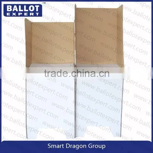 Corrugated PP Disposable Voting Booth For Election With Custom Design From Ballotexpert thumbnail-2
