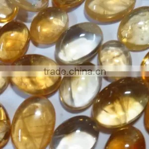 Natural UNHEATED UNDYED No Treatment CITRINE Gemstone Loose Cabochons thumbnail-2