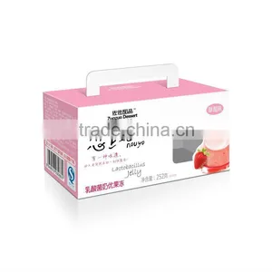 252g Strawberry Mango Coconut Milk Flavor Lactobacillus Nouyo Fruit Cup Jelly thumbnail-3