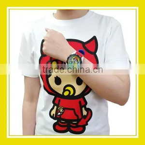 2016 Hot Sell Products Bros Pirate Baby Lion Unisex Waterproof PVC Band Rubber Wrist Blue Red Watch thumbnail-2
