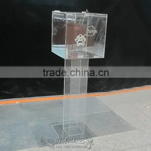 2016 Transparent Standing Donation Boxes for Sale thumbnail-1