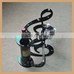 Acrylic Wine Rack Black Color thumbnail-3