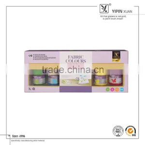 Best Selling 6 Colours Fabric Textile Paint Set Quality Choice thumbnail-1