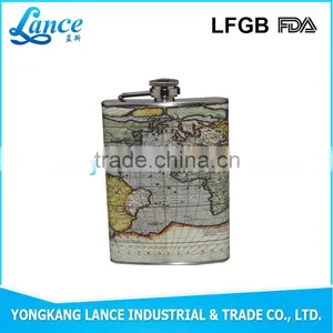 Factory Wholesale 5oz Christmas Stainless Steel Hip Flask thumbnail-1