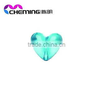 24mm Hot Sale Colorful Fashion Acrylic Heart Bead thumbnail-1