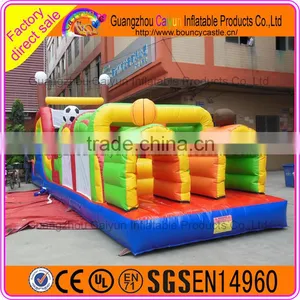 Manufature Cheap Outdoor Inflatable Obstacle Course for Kids thumbnail-1