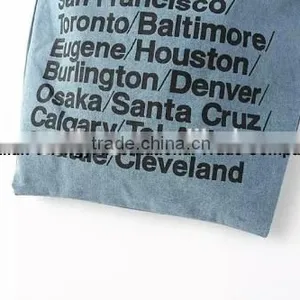 #4res Uable Softback Organic Cotton Denim Bag Price thumbnail-3