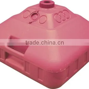 Square 30L Plastic Umbella Stand /red Water Base thumbnail-1