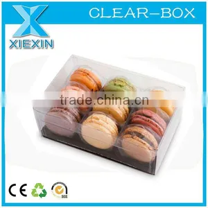 Cheap Eco-friendly pp Clear Macaron Packing Box thumbnail-1