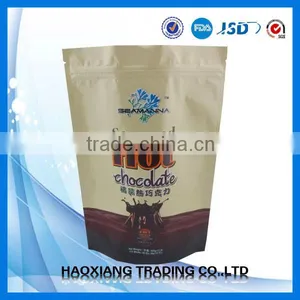 Three Side Heat Seal Printed Aluminium Foil Sachet / Green Pack Resealable Plastic Zipper Stand up Pouch thumbnail-4