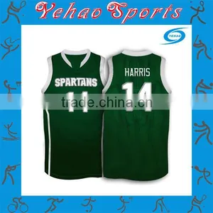 Green Basketball Jersey Sports Jerseys With Custom Design thumbnail-1