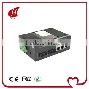 6 10/100mbps Copper Ports + 2 10/100mbps Optical Fiber Ports Industrial Ethernet Switch thumbnail-1