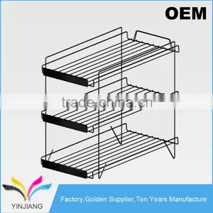 High Quality OEM Design Metal Wire Counter Tier Candy Display Rack thumbnail-1