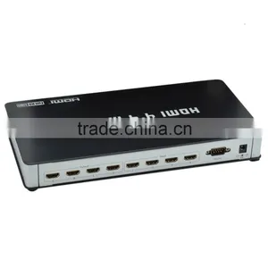 HDMI Matrix 4-In 4-Out Full HD 1080P HDMI V1.3 w/ IR Remote Control - Black thumbnail-2