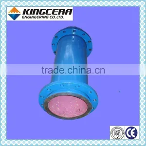 Small Diameter Pipe Lined With Ceramic Tiles, High Hardness Ceramic Pipes& Alumina 95% thumbnail-1