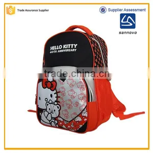 2016 Sannovo New Design Cute Hello Kitty Bookbags Backpack School for Girl Quality Choice Supplier's Choice thumbnail-1