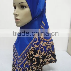 H294 Latest Muslim Hijab With Beautiful Prints,muslim Scarf thumbnail-2