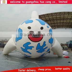 Advertising Inflatable Sasquatch Cartoon, Inflatable Fish Model, Inflatable Cartoon Fish thumbnail-1