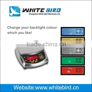 W31 OIML Weighing Scale, 304 Stainless Steel Housing, 3kg/0.5g thumbnail-2
