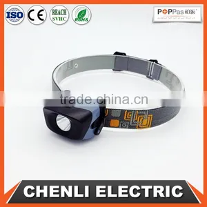 Poppas T10 Headlamp 3AAA Battery Operated Outdoor Waterproof Running Camping Walking Headlamp Led thumbnail-1