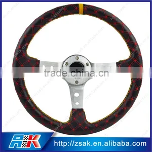 Silver Spoke Steering Wheel Deep Corn Steering Wheel thumbnail-1