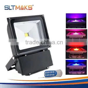 DLC CUL CE UL 80w IP65 LED Flood Light RGB With 5 Years Warranty thumbnail-1