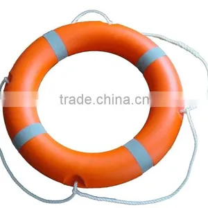 SOLAS Marine Lifebuoy Ring Orange Color With Retro-reflective Tape thumbnail-1