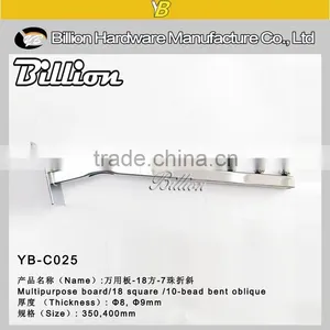 China Factory Slatwall Display Square Pipe Hooks for Garment Hanger thumbnail-1