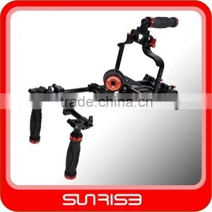 Pro Shoulder Pad DSLR Rigs Shoulder Stabilizer + Camera Cage For 5D II thumbnail-1