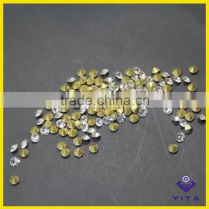 Sale Round Shape Clear White Crystal Rhinestone for Shoes All Category thumbnail-4