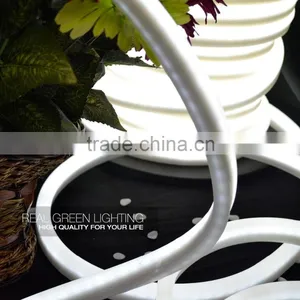 Cool White LED Neon Rope Light Ultra Brightness White Flexible Color White LED Neon Flex Rope Light thumbnail-1