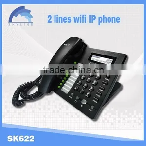 Support 2 Sip Account Wifi ip Phone. Wireless ip Phone ip Phone Wifi Quality Choice thumbnail-1