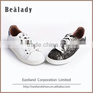 OEM/ODM 2016 Slip on Printed Snake Leather Sport Sneakers School Women Shoes thumbnail-2