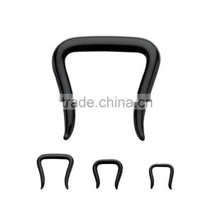 Black Pyrex Glass Septum Retainers thumbnail-1