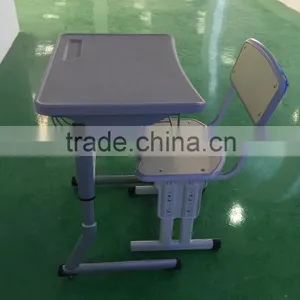 Folding School Desk Adjustable School Desk and Chair Modern School Furniture HXZY049 thumbnail-5