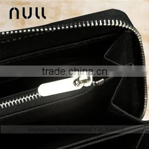Durable Canvas Leather Zipper Card Holder Wallet for Men thumbnail-6